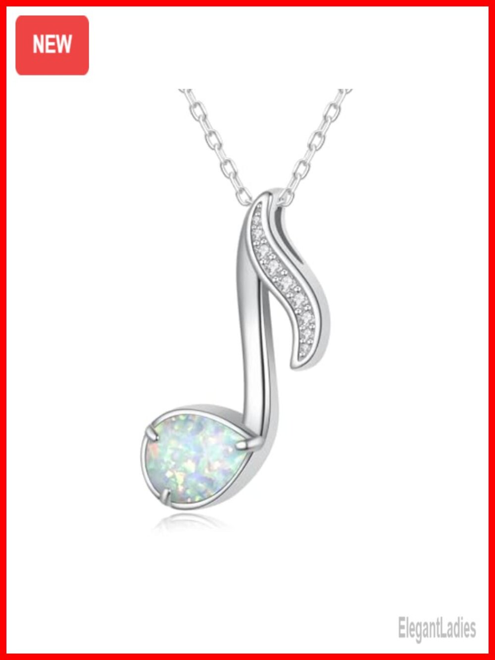 Sterling Silver Music Note Urn Necklace Memorial Cremation Pendant
